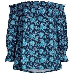 NWT Ava & Aiden off the shoulder floral top